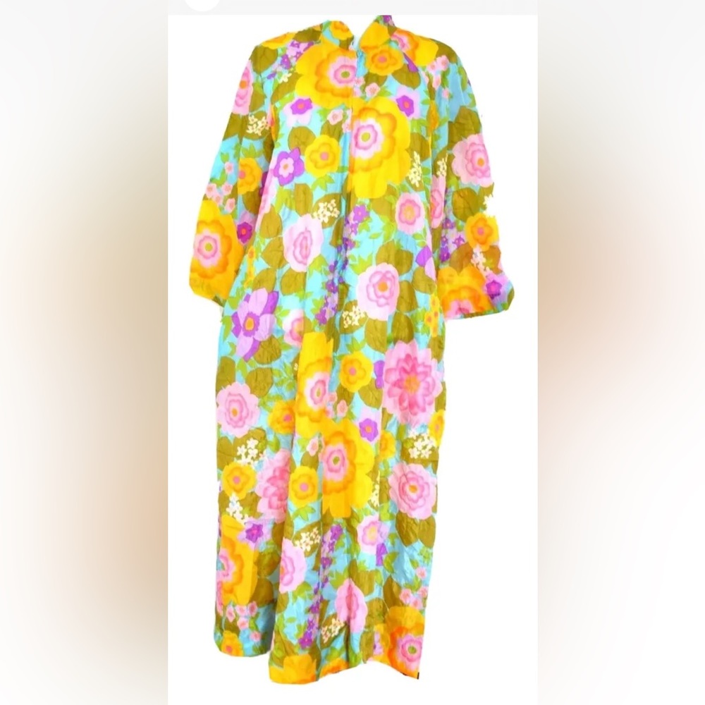 Stella Fagin for Neiman Marcus women dress, Multicolored, Floral, Size S, USA.